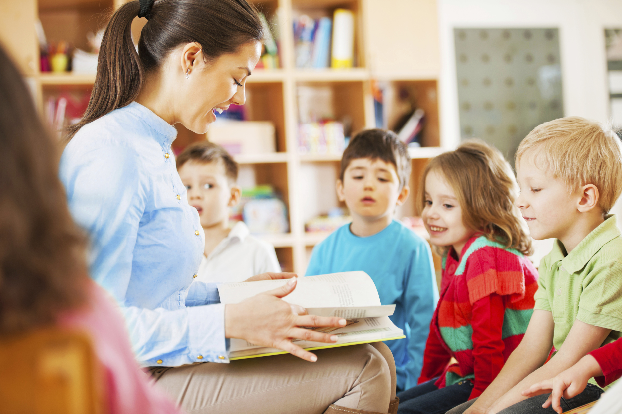 Teacher reading